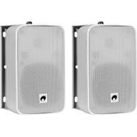 Omnitronic ODP-204T 4-inch 100V installation speaker set, white