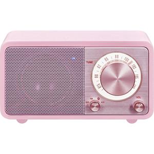 Sangean WR-7 Genuine Mini FM Tafelradio Bluetooth Herlaadbaar Roze