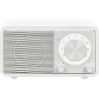 Sangean WR-7 Genuine Mini Tischradio UKW Bluetooth wiederaufladbar Weiß