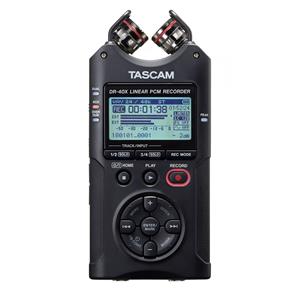 Tascam DR-40X portable 4-track audio recorder met USB