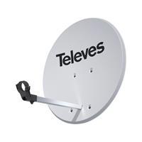 televes SAT Antenne 63cm Reflektormaterial: Glasfaserverstärkter Kunststoff Weiß