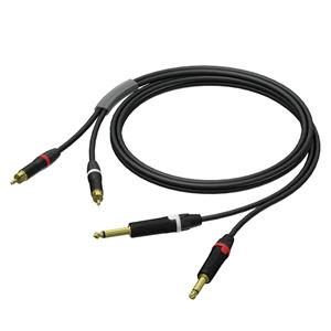 Procab PRA631/1.5 Prime adapter cable, 2x RCA - 2x jack, 1.5 m