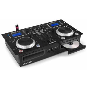 CDJ500 CD/USB speler met Bluetooth, mixer en versterker