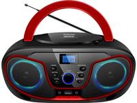 Silva Schneider MPC 19.4 USB Radio/CD-speler VHF (FM) AUX, CD, USB Zwart, Rood