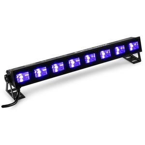 BeamZ BUVW83 LED BAR met 8 UV / warm white LED's - 30W