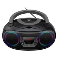 Denver TCL-212BT FM CD-radio AUX, CD, USB, Bluetooth Sfeerverlichting Grijs