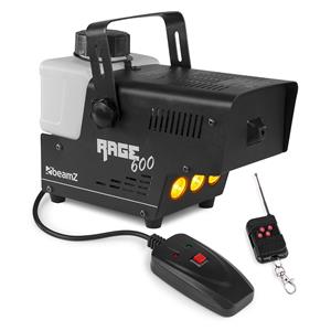 BeamZ RAGE600LED rookmachine 'Flame' 600W met draadloze afstandsbediening