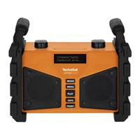 TechniSat Digitradio 230 OD Baustellenradio DAB+, UKW AUX, Bluetooth, USB spritzwassergeschützt,