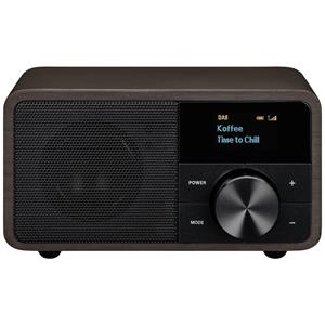 sangean Genuine Mini DDR-7 Tischradio DAB+, UKW AUX, Bluetooth Dunkelbraun