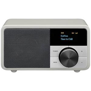 sangean Genuine Mini DDR-7 Tischradio DAB+, UKW AUX, Bluetooth Silber