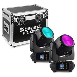 BeamZ FUZE75B moving heads (2 stuks) in flightcase