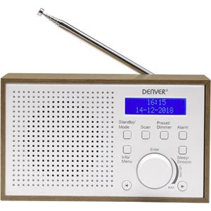 Denver DAB-46 DAB+ Tafelradio FM Wit