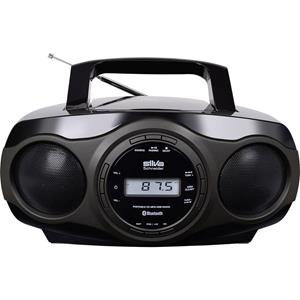 silvaschneider MPC 17.7 BT CD-Radio UKW CD, AUX, Bluetooth, USB Schwarz, Grau