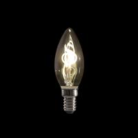 Showtec LED Filament kaarslamp B10 2W warm wit dimbaar