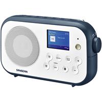 sangean Traveller-420 (DPR-42 W/B.I.) Kofferradio DAB+, UKW Bluetooth Weiß, Dunkelblau