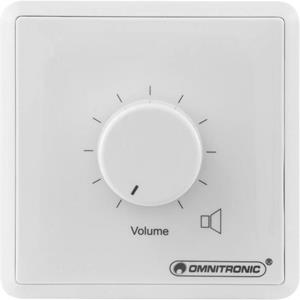 OMNITRONIC PA Volume Controller 120 W mono wh