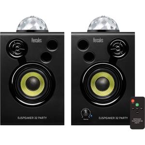 Hercules DJSpeaker 32 Party speakers with lights (set of 2)