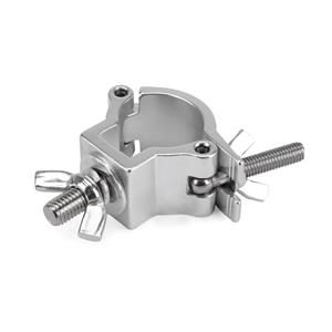 Adam Hall RIGGATEC RIG 400 200 968 - half klem klein zilver tot 75 kg (32-35 mm) roestvrij staal