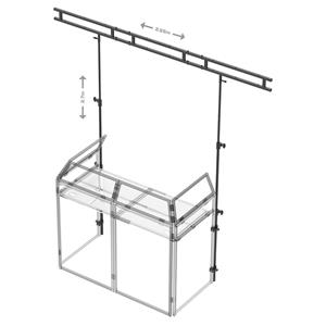 DB3L Lichtbrug voor DB3 Pro DJ Booth