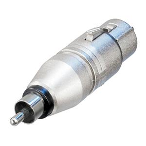 Neutrik NA2FPMM XLR female naar RCA male adapter