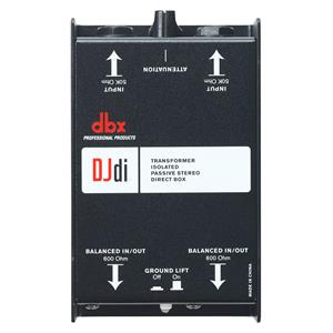 DBX DJDI passieve tweekanaals DI box