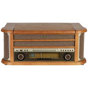 reflexion Retro HiFi-System mit Bluetooth, Radio , Platten-, CD-, Kassettenspieler und Encoding