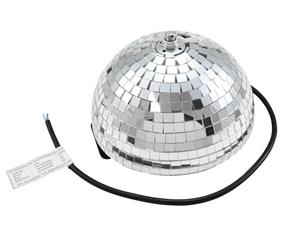 Eurolite half mirror ball 20cm with motor