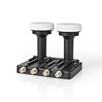 universele Quad Monoblock LNB 6.0° / zwart