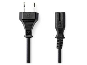 Nedis PCGP11040BK20 Euro - IEC power cable, 2 m