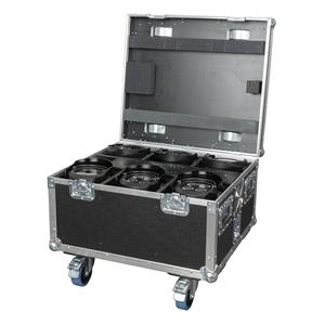 Showtec Eventspot 1600 Q4 set met 6 spots in flightcase