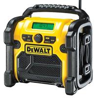 dewalt DCR020 10.8-18V Li-Ion Accu bouwradio - DAB+ - werkt op netstroom&accu