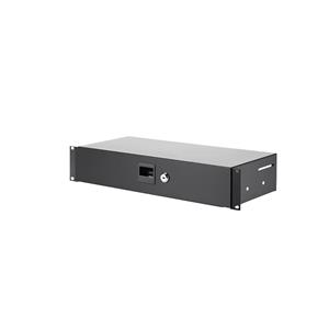 Adam Hall 87402 S 19 inch racklade met slot 2HE 200mm diep