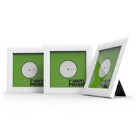 Glorious Vinyl Frame Set White 7 inch for records (set of 3)