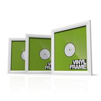 Glorious Vinyl Frame Set White Schallplatten-Bilderrahmen (3 Stk.)