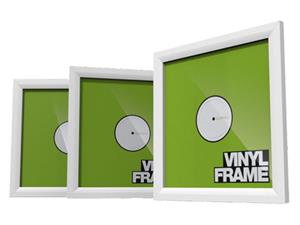 Glorious Vinyl Frame Set White Schallplatten-Bilderrahmen (3 Stk.)