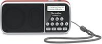 TechniSat Techniradio RDR Taschenradio DAB+, UKW AUX, USB Taschenlampe Schwarz, Rot