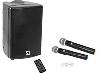Omnitronic WAMS-08BT + UWM-2HH Actieve PA-speaker 1 set(s)