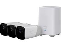 anker eufyCam 2 kit 3*1 WLAN IP-Überwachungskamera-Set mit 3 Kameras 1920 x 1080 Pixel
