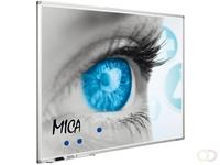 Smit Visual Projectiebord Softline profiel 8mm email wit MICA projectie (16:9)