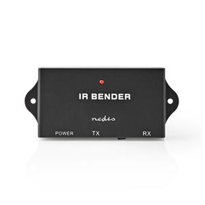 Nedis IR-Extender voor Afstandsbedieningen | 30 - 60 KHz | Voor 3 Apparaten | 7,0 m Bereik | Zwart