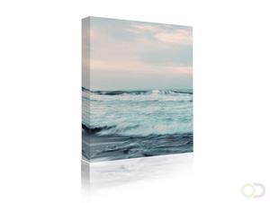 Sound Art Canvas + Bluetooth Speaker Waves In The Sea