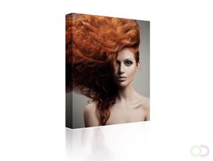 Sound Art Canvas + Bluetooth Speaker Lady With Red Hair