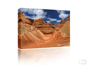 Sound Art Canvas + Bluetooth Speaker Desert Rocks