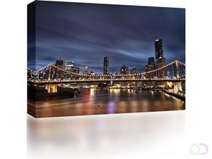 Sound Art Canvas + Bluetooth Speaker City At Night Time