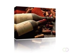 Sound Art Canvas + Bluetooth Speaker Wine Bottles