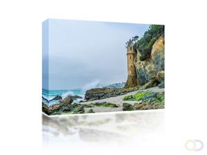 Sound Art Canvas + Bluetooth Speaker Castle On The Beach