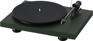 project Debut Carbon Evo Platenspeler - Satijn Groen