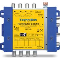 technisat TechniRouter 5/2x4 G-R - Einkabel-Multischalter, 5 Eingänge, 2 Ausgänge, kaskadierbar