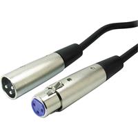 Kash XLR Verbindungskabel [1x XLR-Buchse - 1x XLR-Stecker] 2.00m Silber