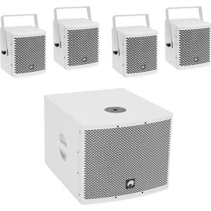 Molly-12A+Molly-6 Aktives PA-Lautsprecher-Set inkl. Subwoofer, Bluetooth